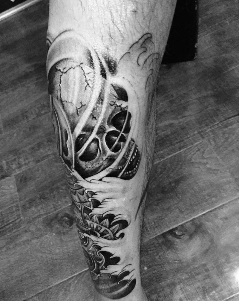 骷髅纹身图片