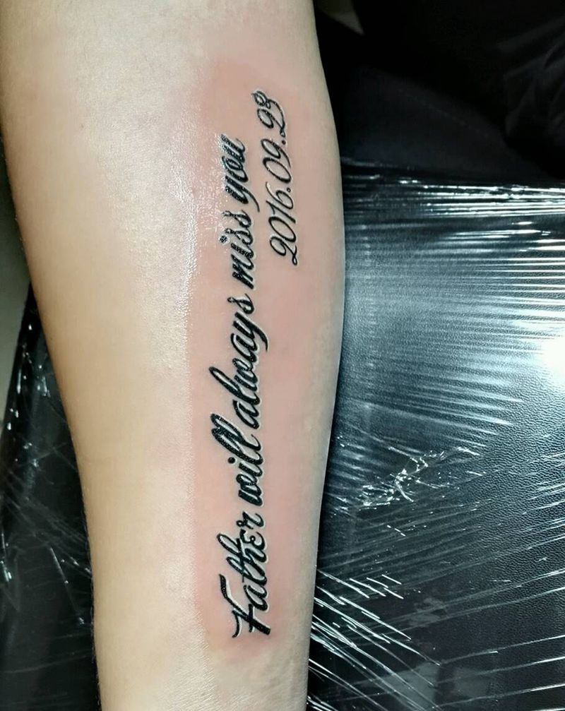 英文纹身图片_手臂欧美字符原创成品纹身图案