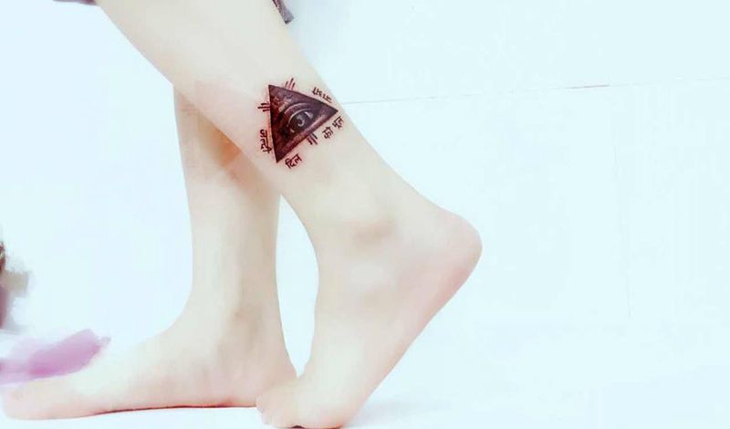 上帝之眼纹身图片