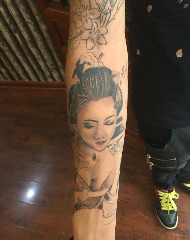 恢复后纹身图片