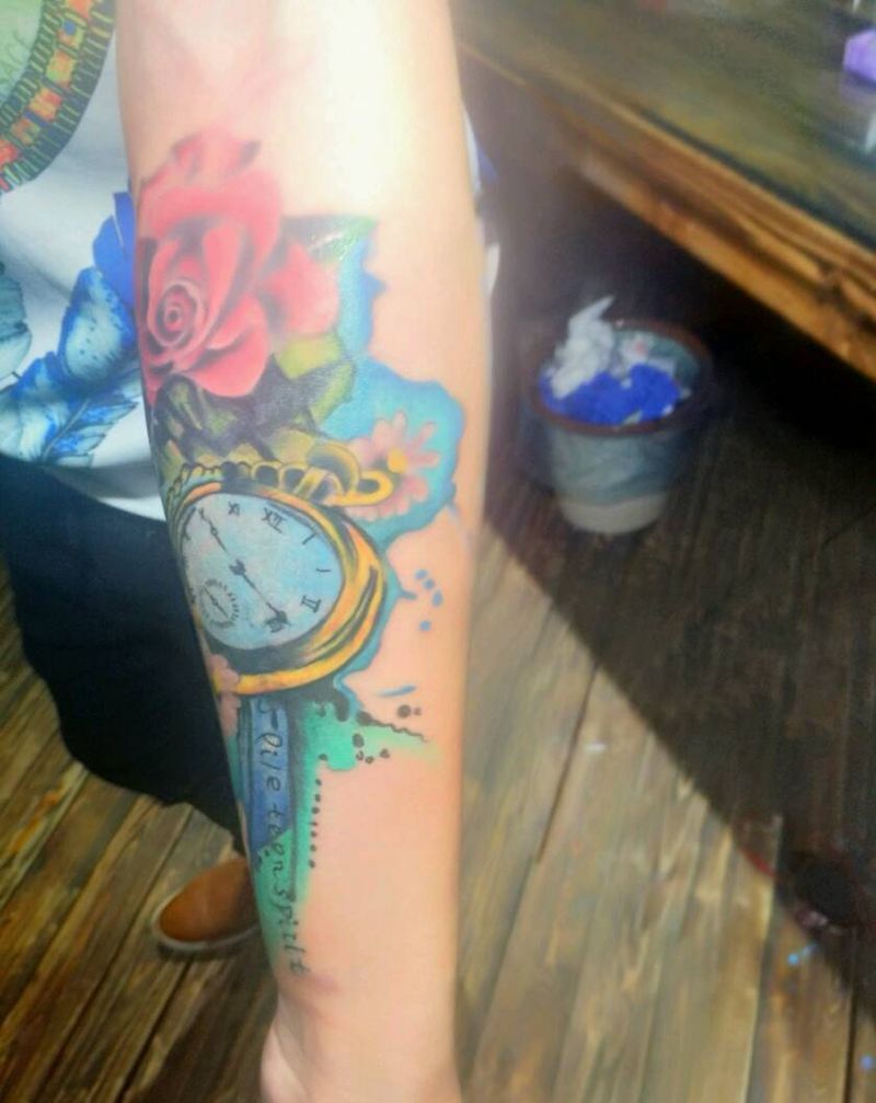 欧美小臂纹身图片