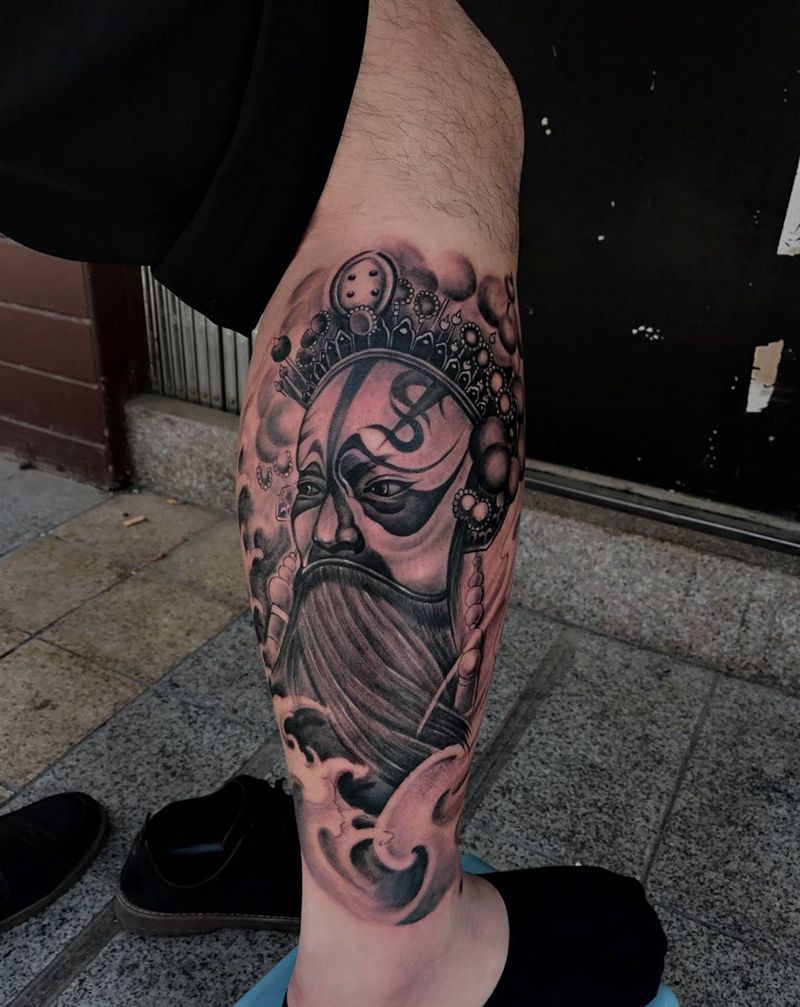 《霸王》纹身图片