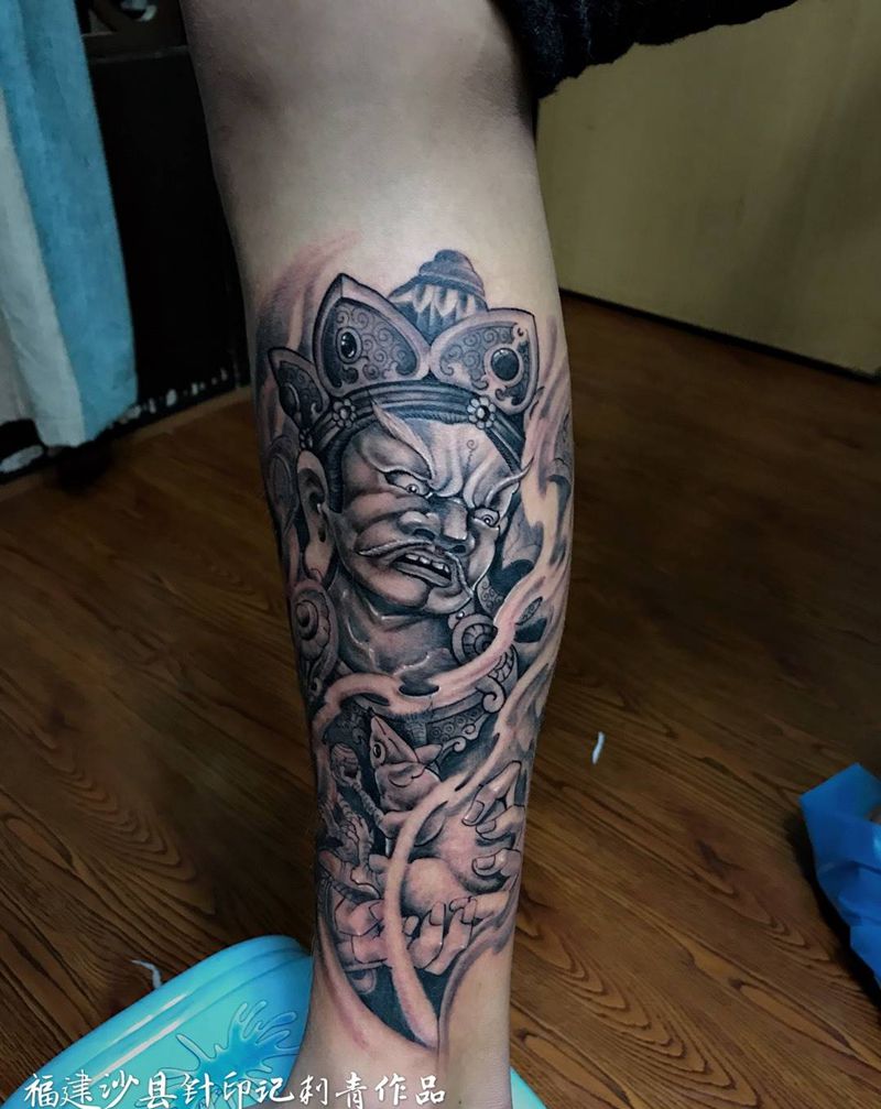 黄财神《藏巴拉》纹身图片