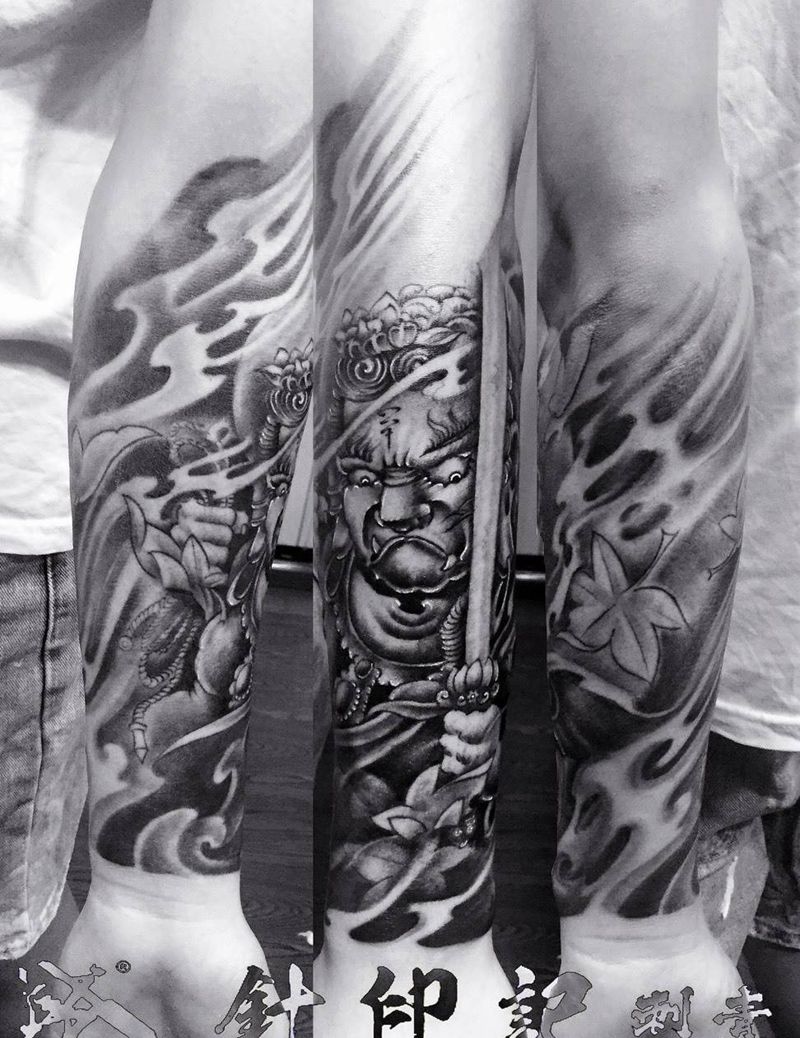 《不动尊》纹身图片