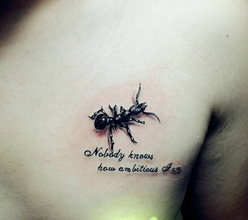 小图纹身图片_写实字符动物原创成品纹身图案