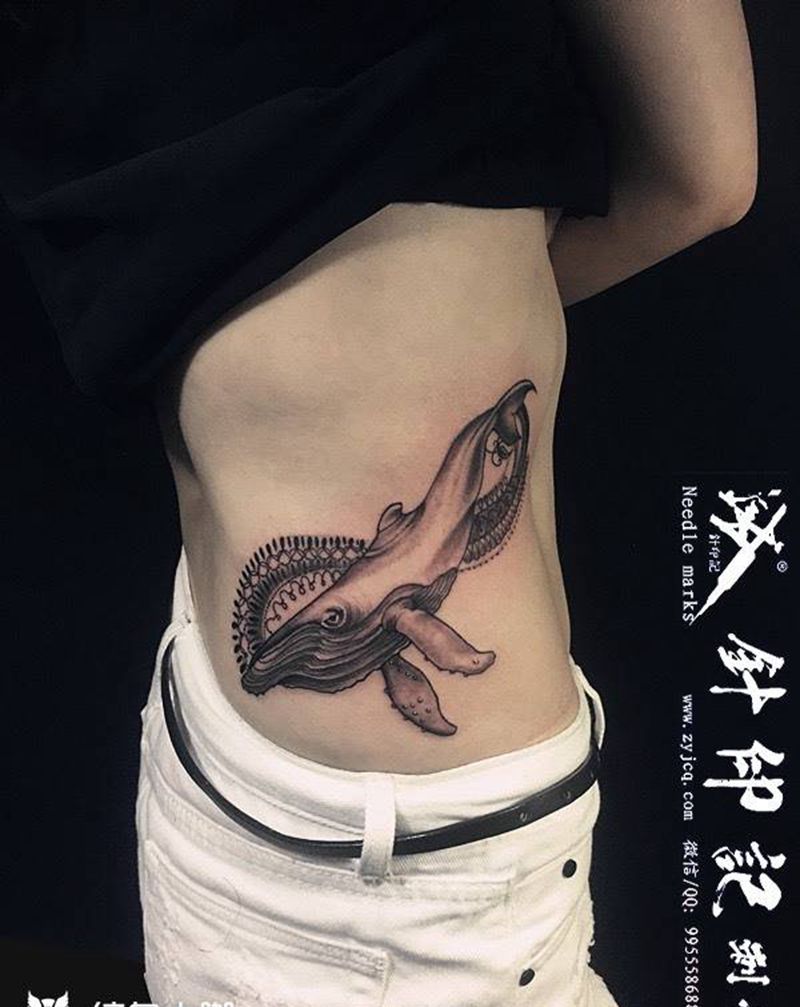 鲸鱼纹身图片