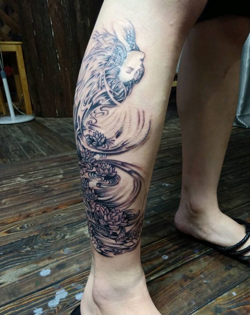 美人鱼纹身图片