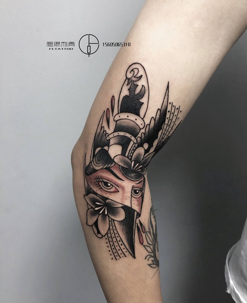 oldschool纹身图片_手臂Old School纹身图案