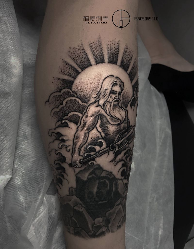 修改纹身图片_脚部腿部点刺纹身图案