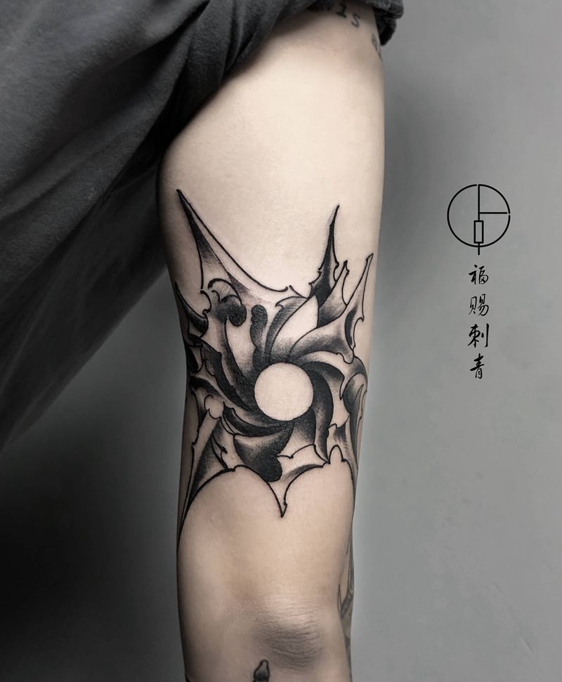 圈纹身图片_手部手臂New SchoolOld School纹身图案