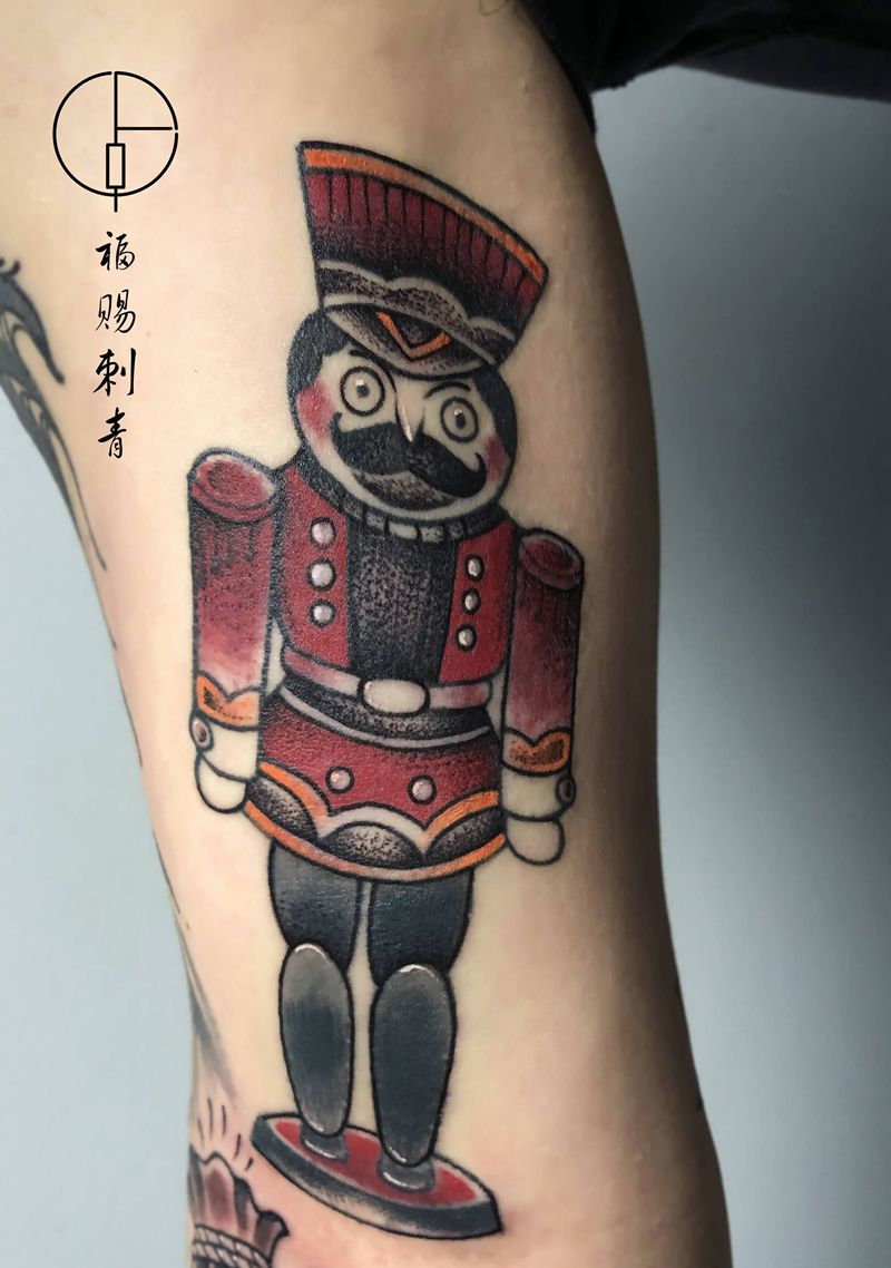 洋棋纹身图片_手臂手部Old School纹身图案