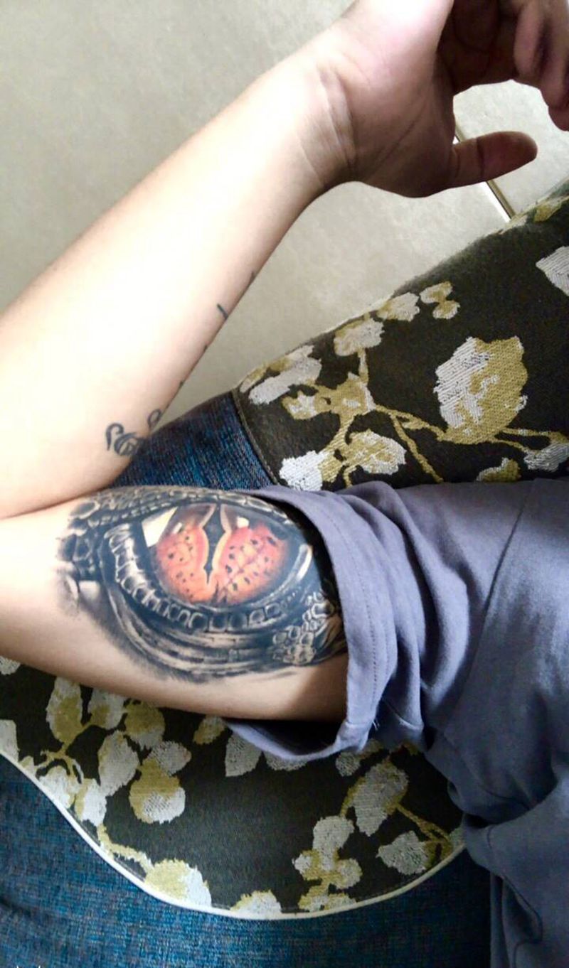 买家秀纹身图片_手臂手部欧美写实纹身图案