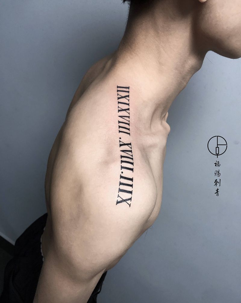 小字纹身图片_手部腰部点刺几何纹身图案