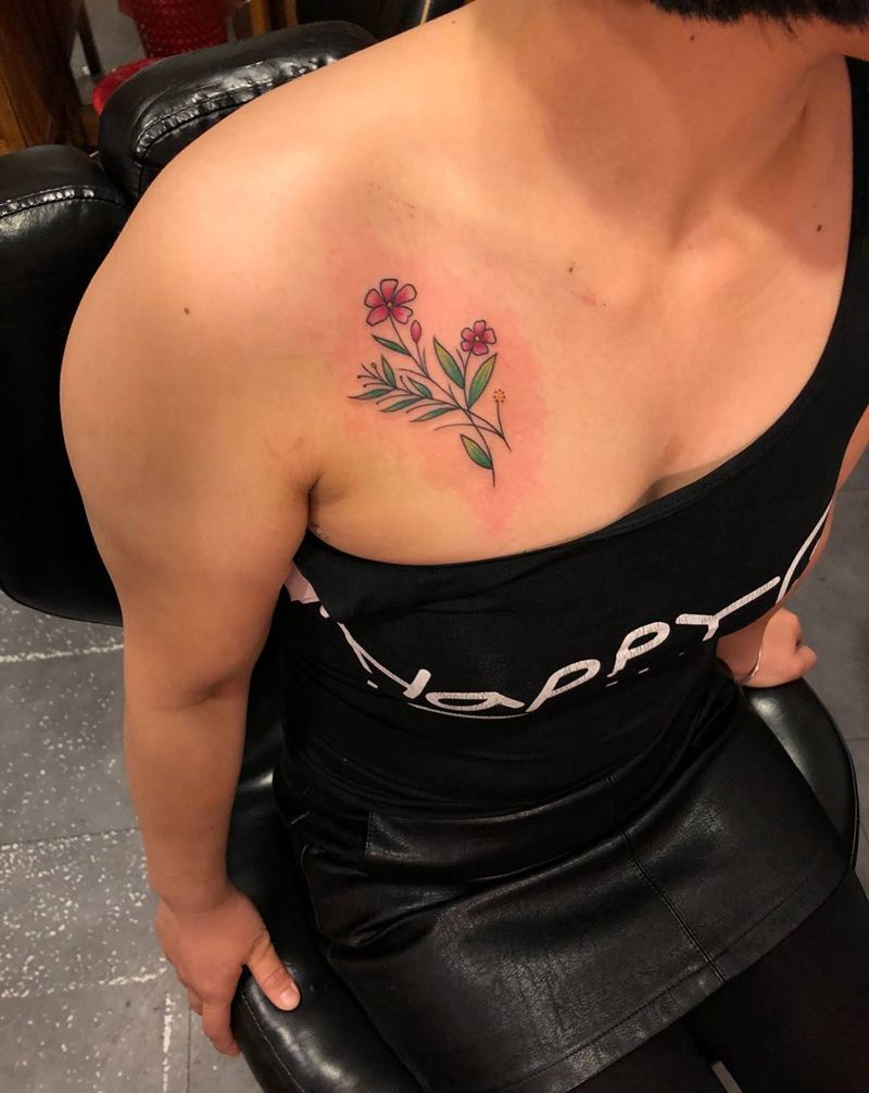 小清新风格纹身图片