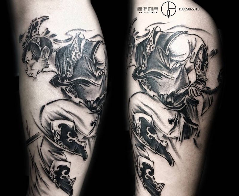 齐天大圣纹身图片