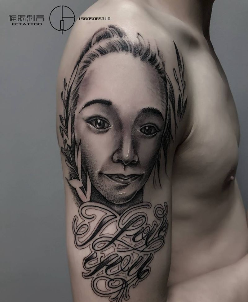 肖像纹身图片