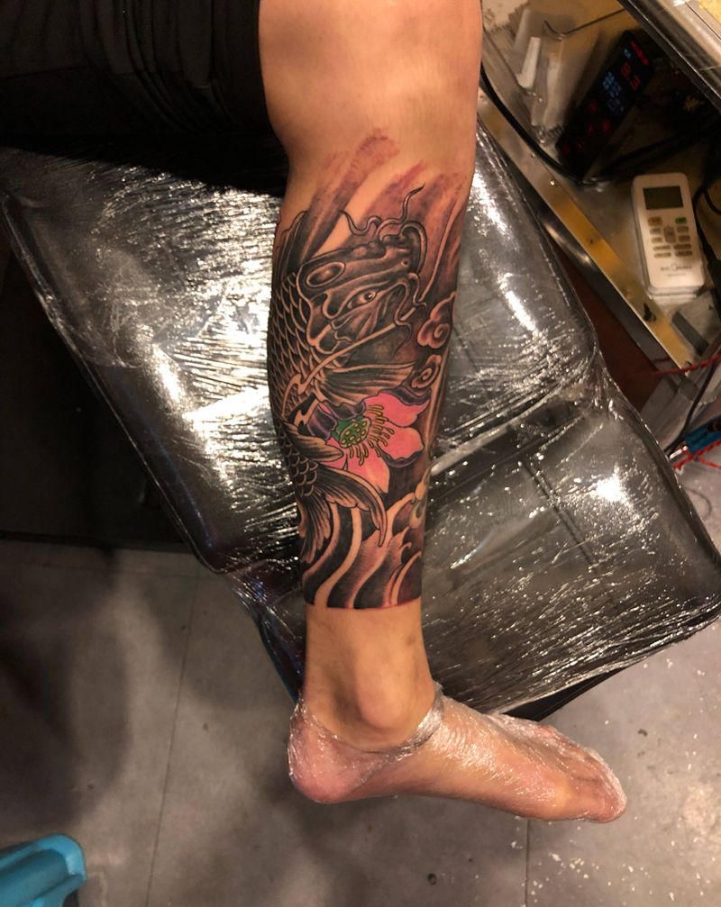 鲤鱼纹身纹身图片