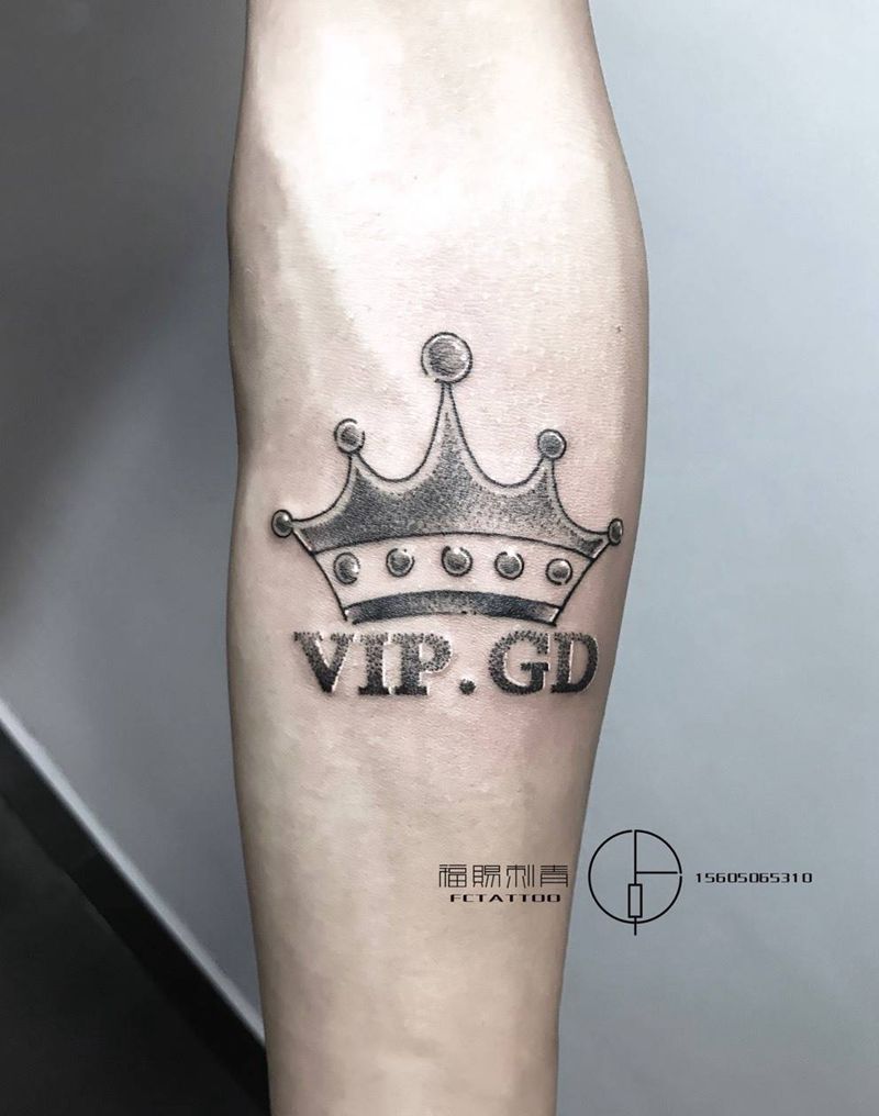 皇冠纹身图片