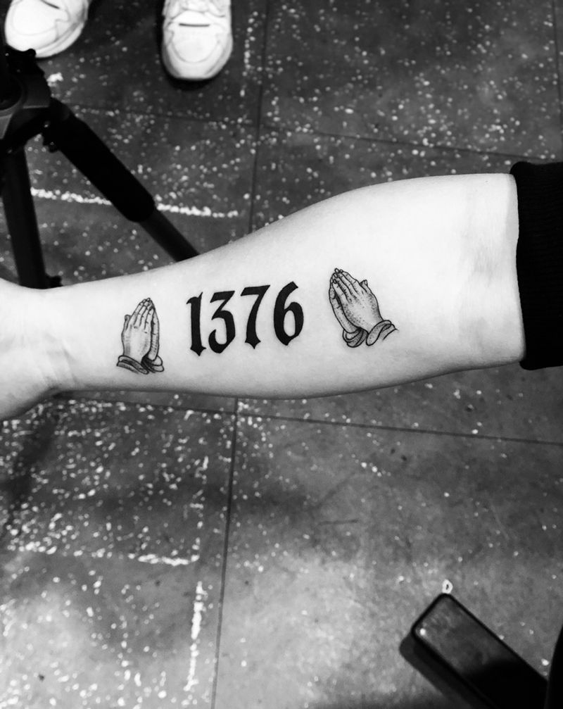 数字纹身纹身图片