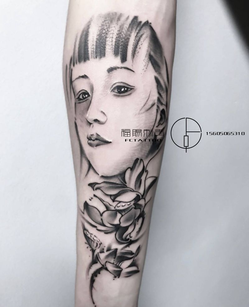 肖像纹身图片