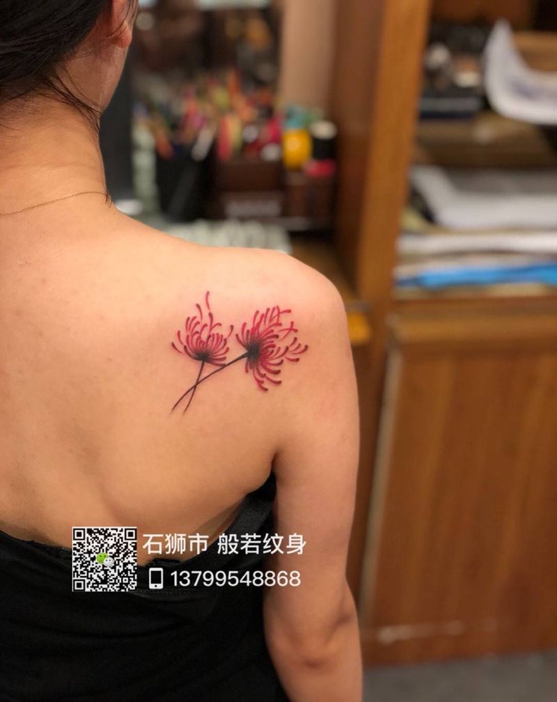 彼岸花纹身纹身图片