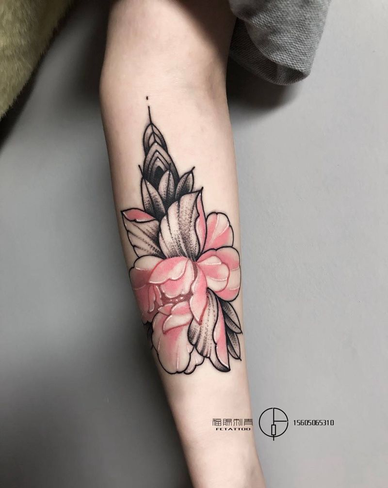 花卉纹身图片