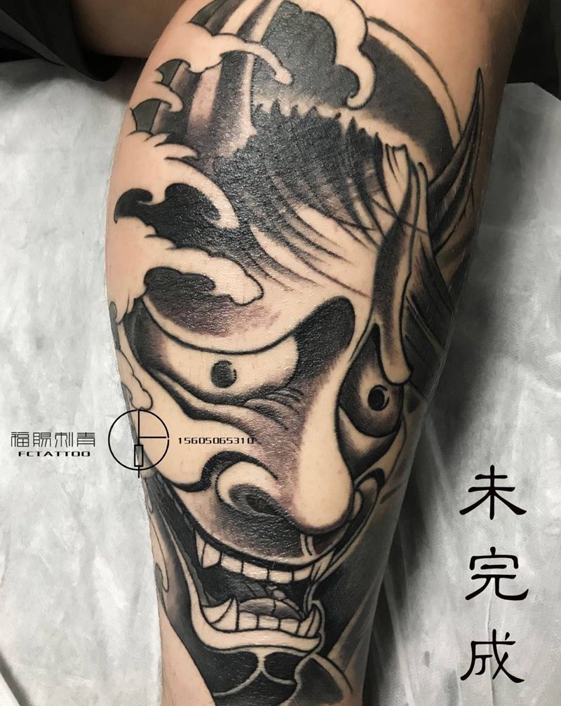 传统般若纹身图片