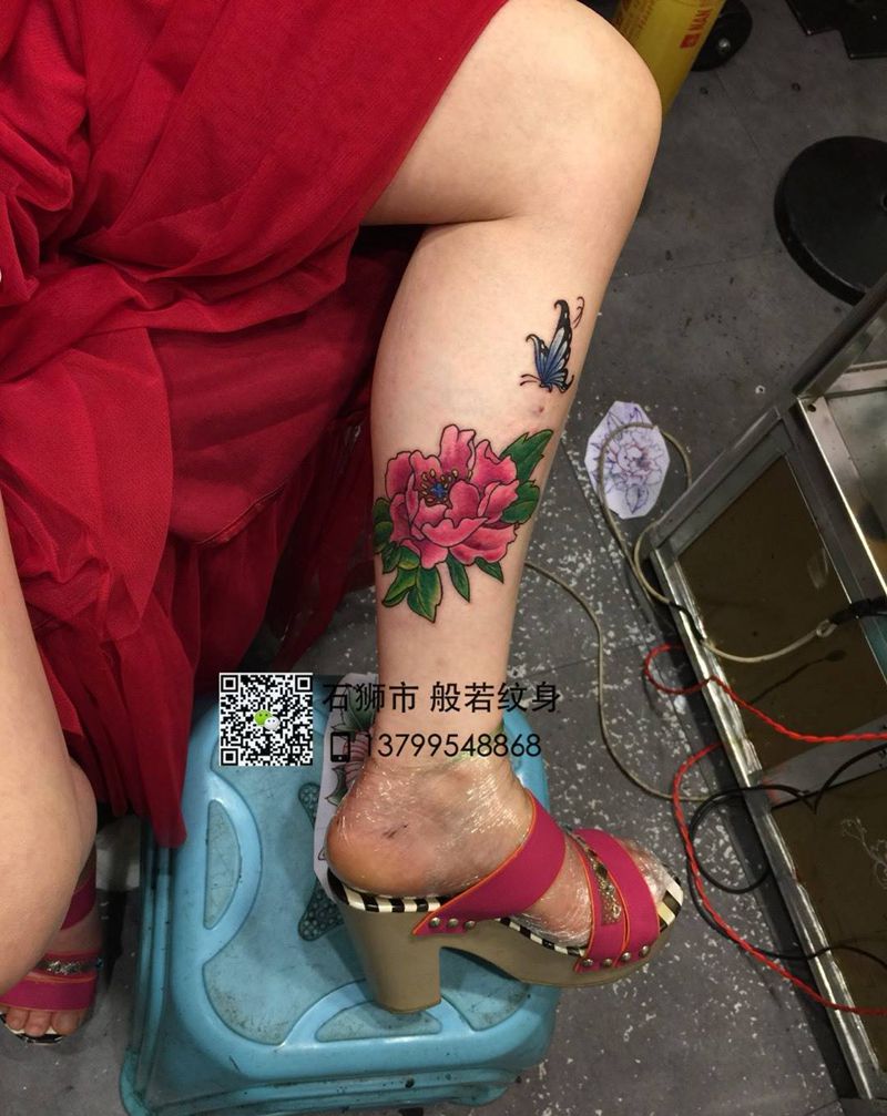 花遮盖疤痕纹身图片