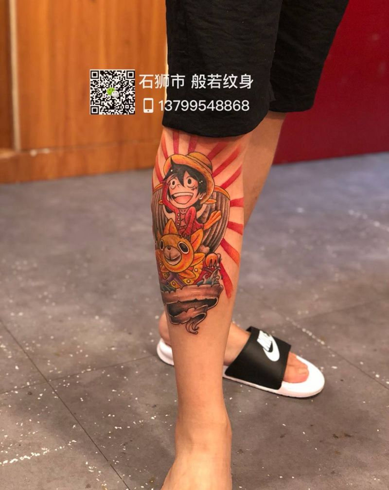 卡通图案纹身图片