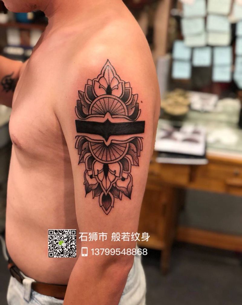 梵花纹身作品纹身图片