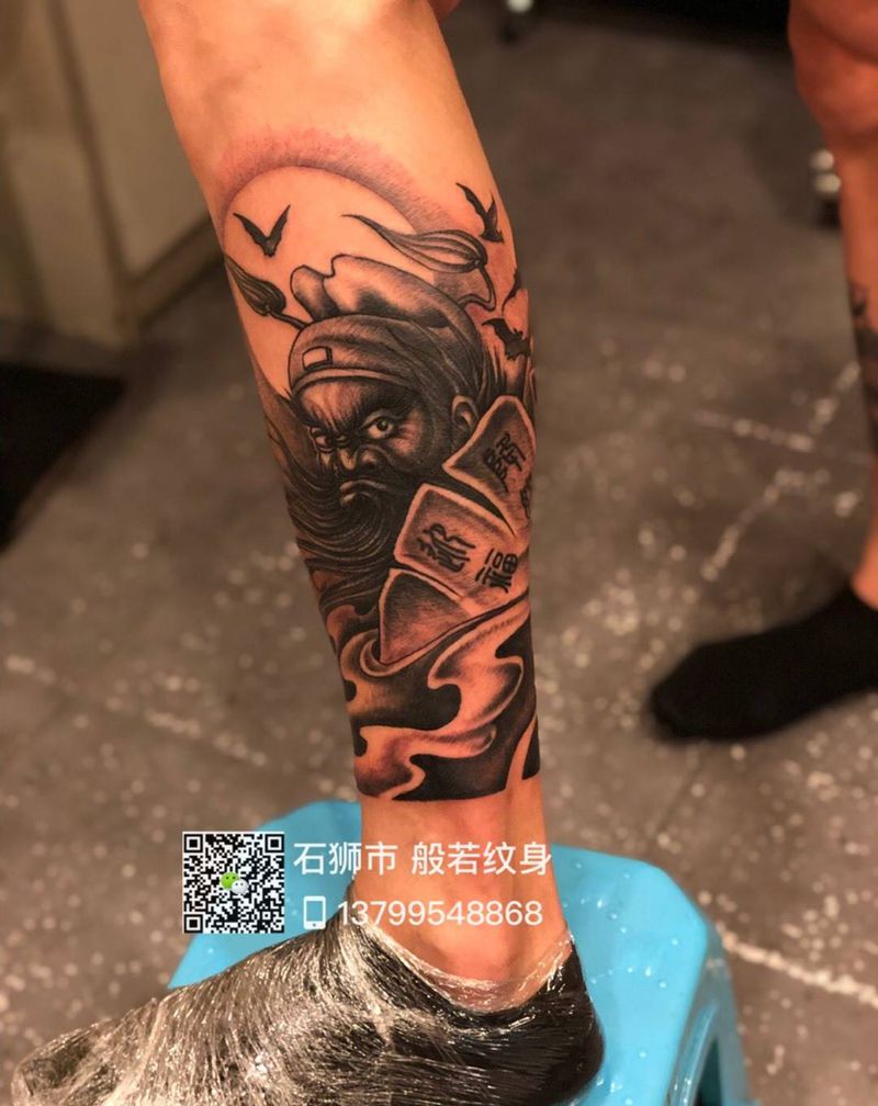 钟馗纹身纹身图片