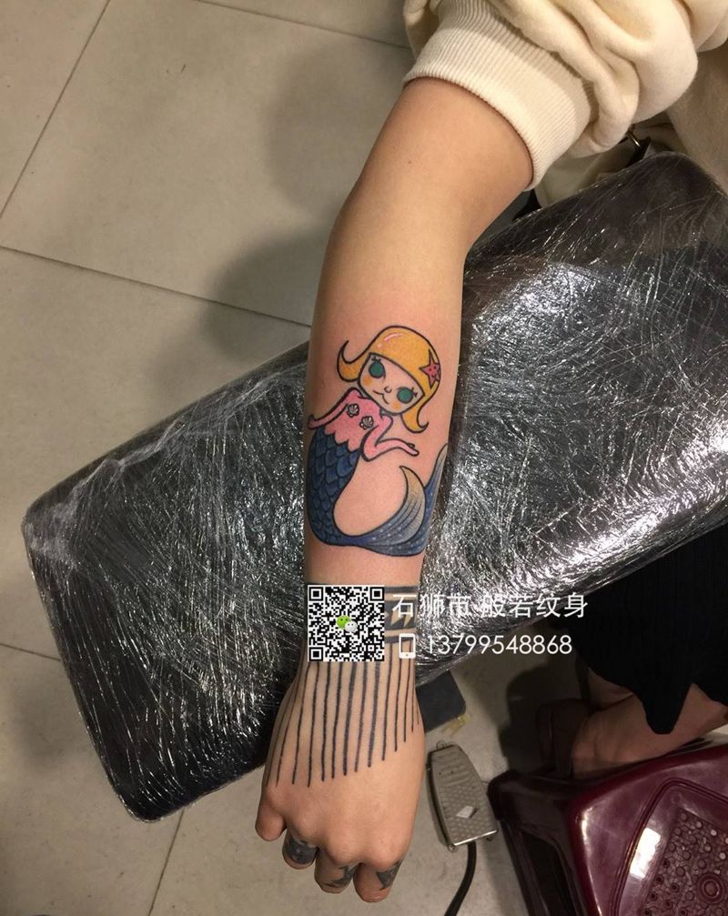 美人鱼纹身图纹身图片