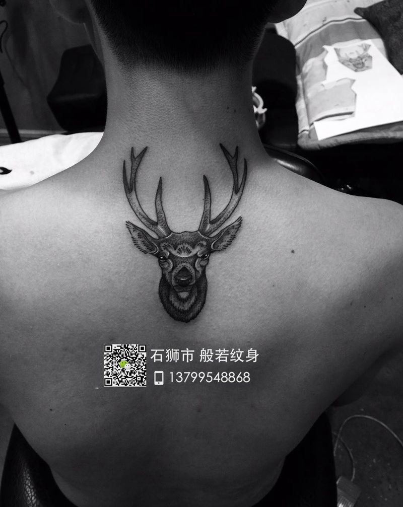 鹿纹身纹身图片