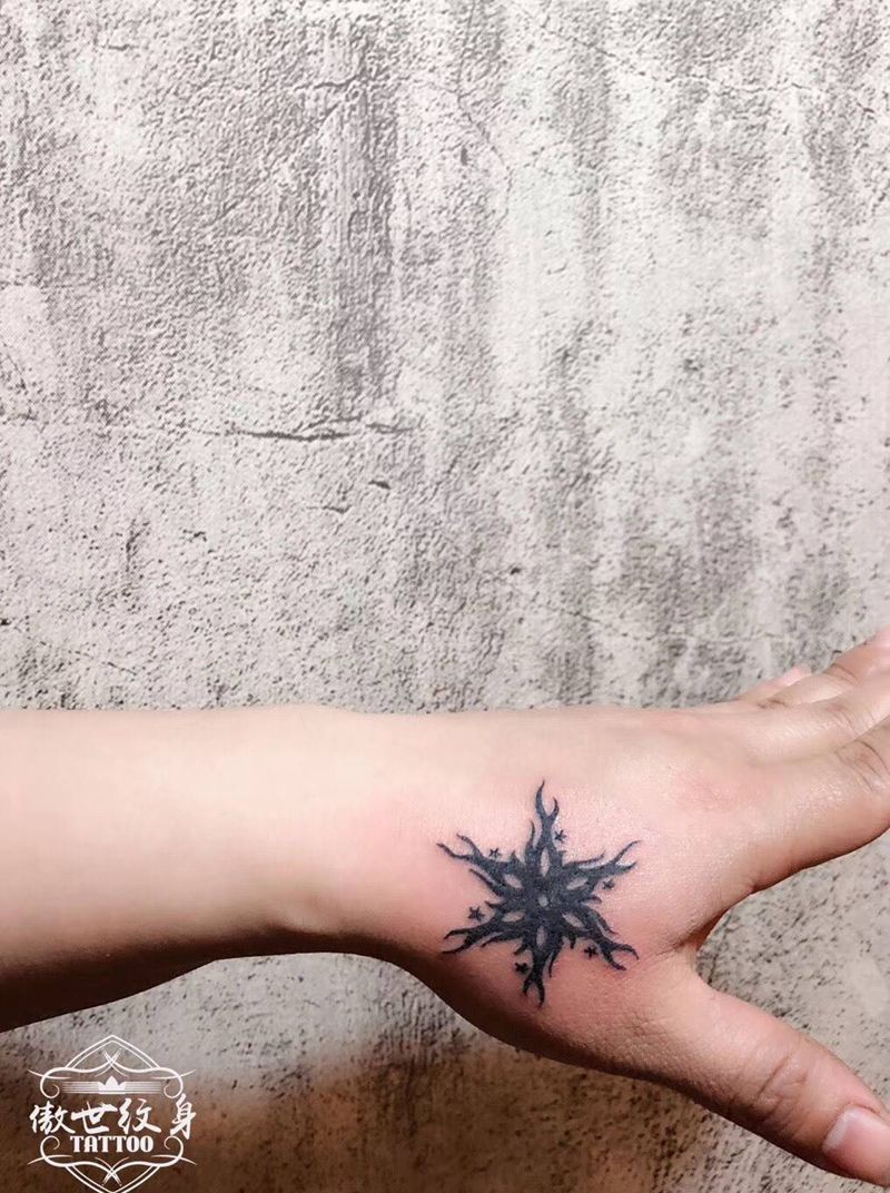六芒星纹身图片