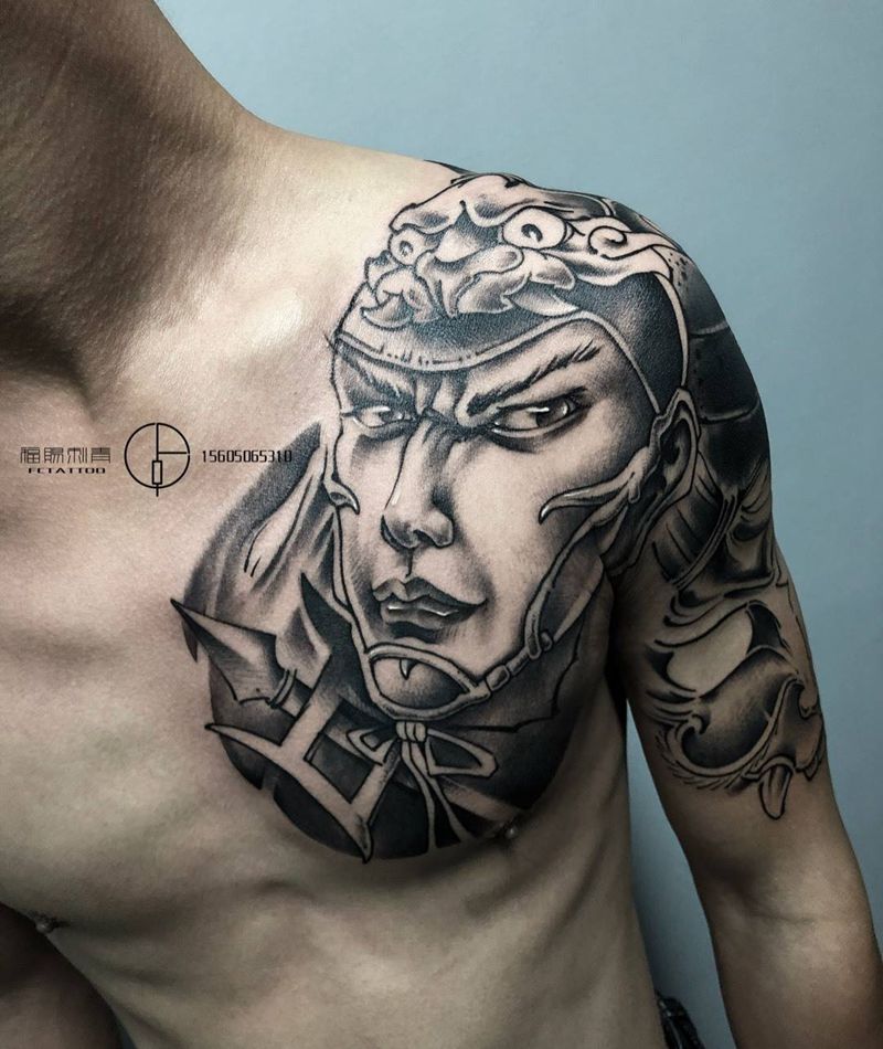 赵云纹身图片