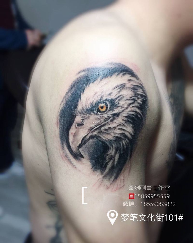 鹰纹身图片