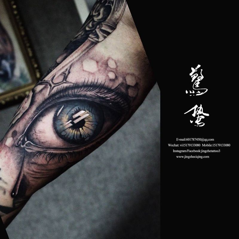 欧美花臂纹身图片