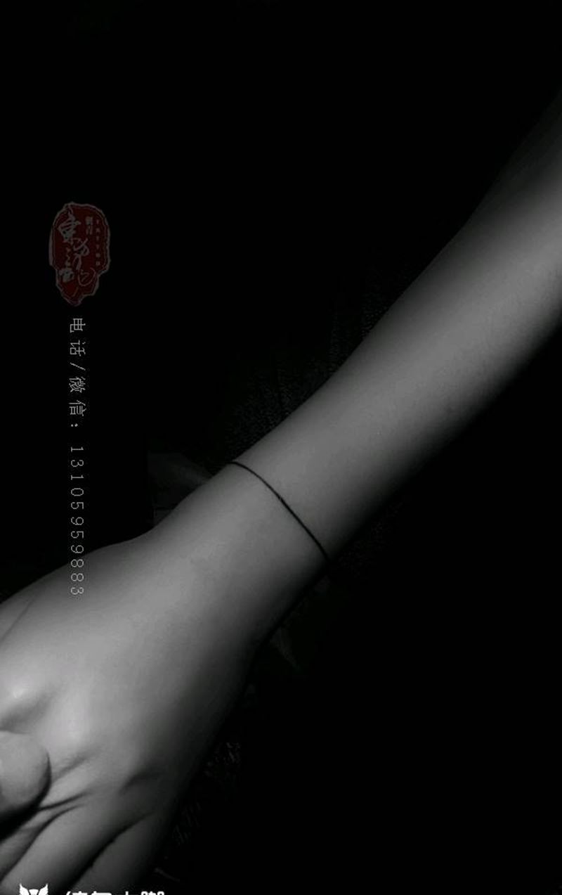 线纹身图片_手臂线纹身图案