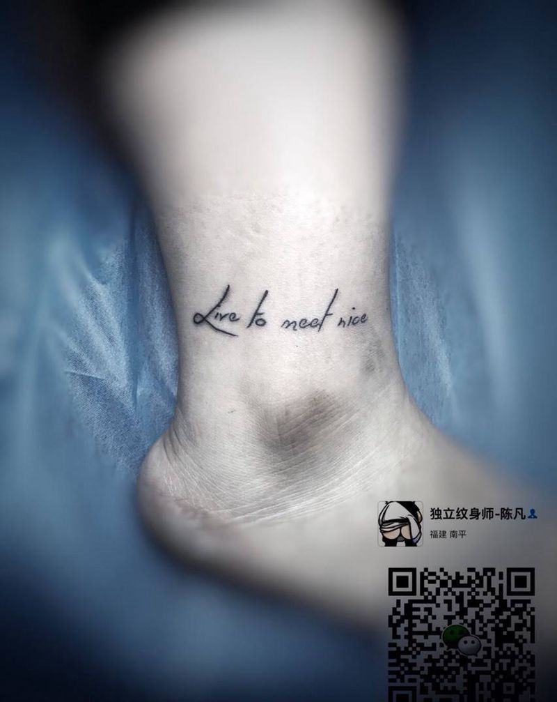 小英文纹身图片_成品腿部脚部欧美清新字符原创贴纸静物纹身图案