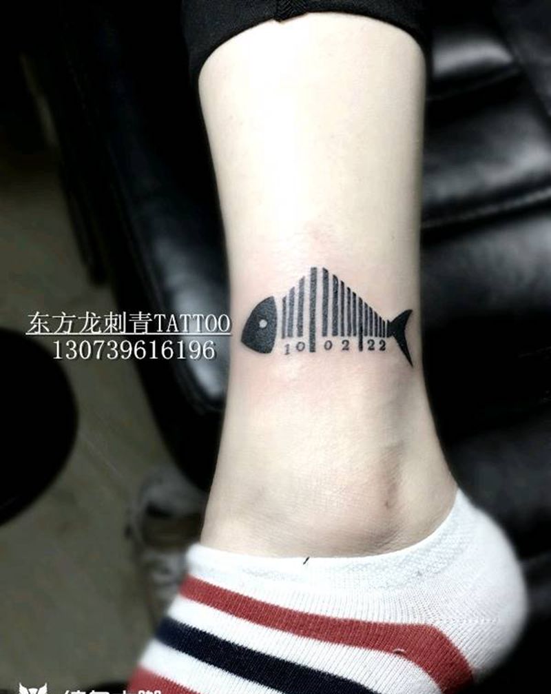 鱼纹身纹身图片_宁德纹身图案