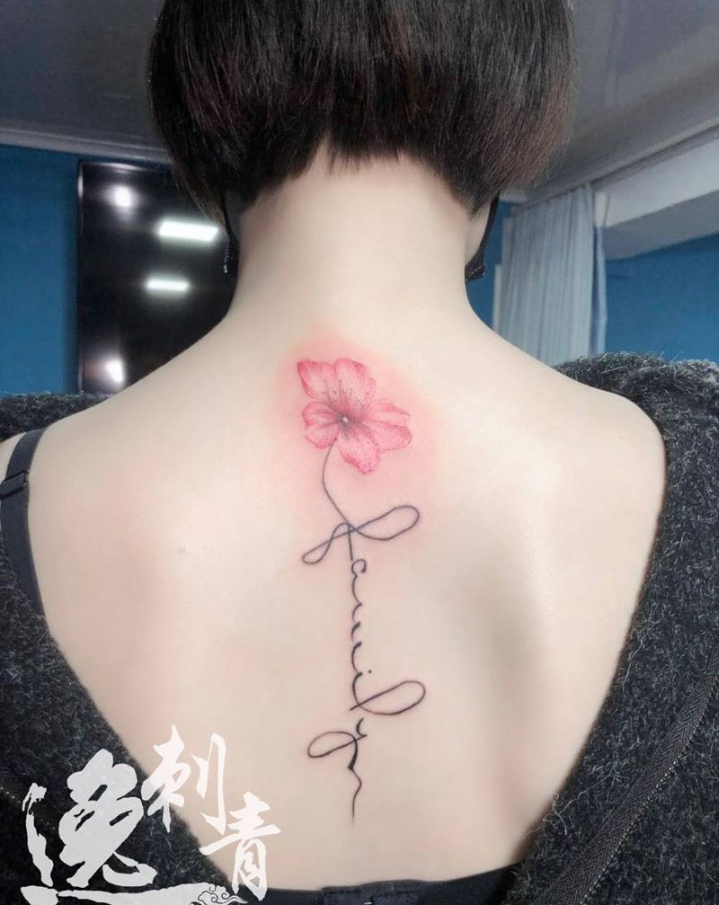 小花花纹身图片