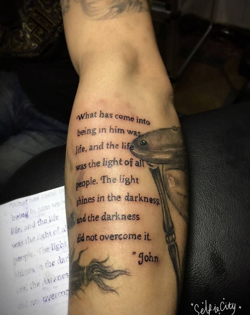 圣经第一章纹身图片