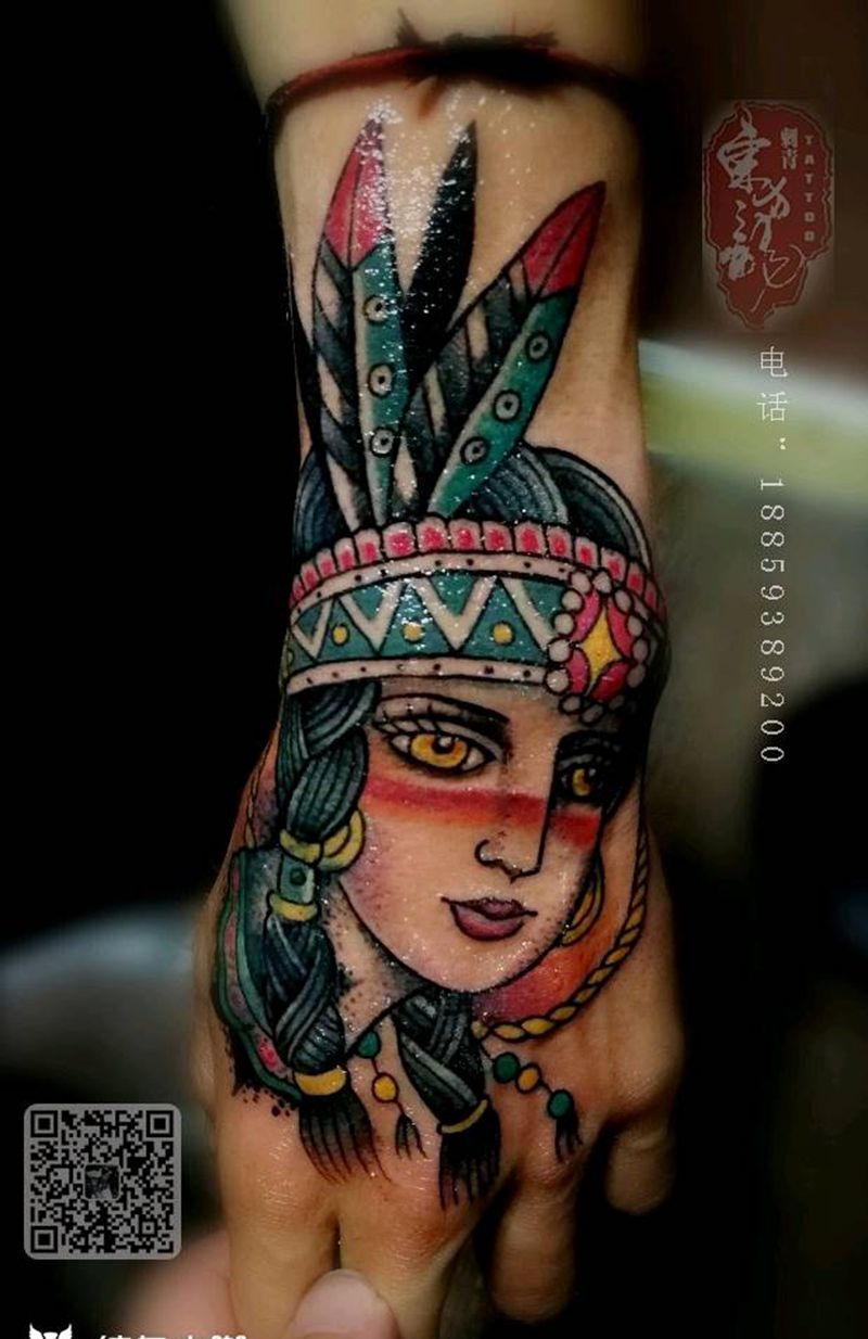 手纹身纹身图片_手部宁德东方龙纹成品纹身图案