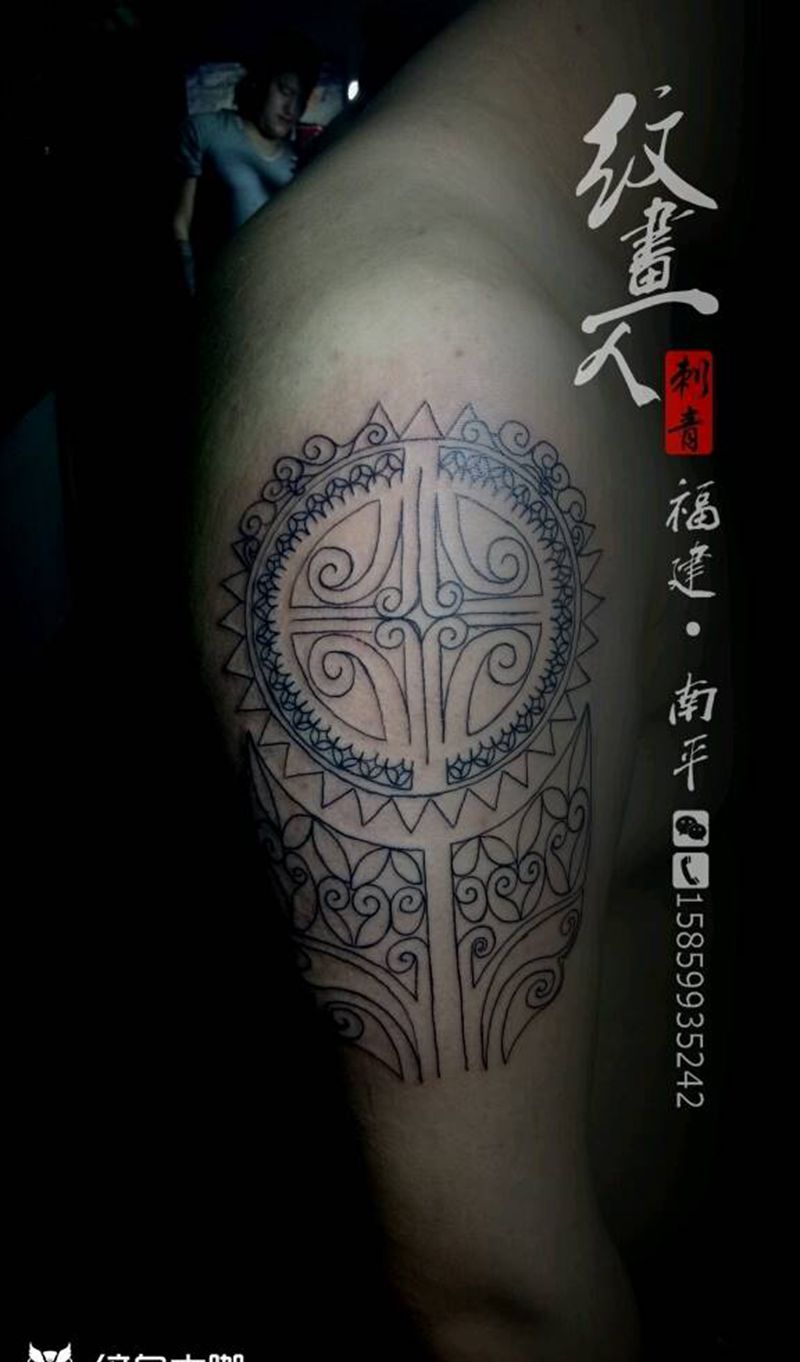 玛雅图腾纹身图片