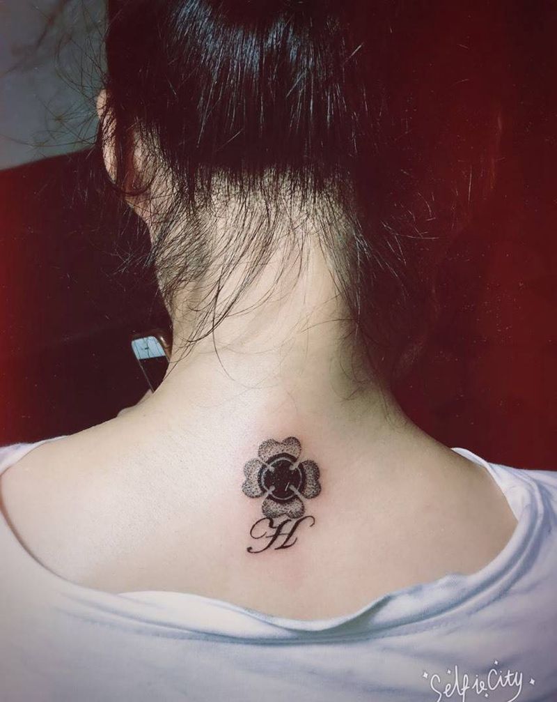 四叶草纹身图片