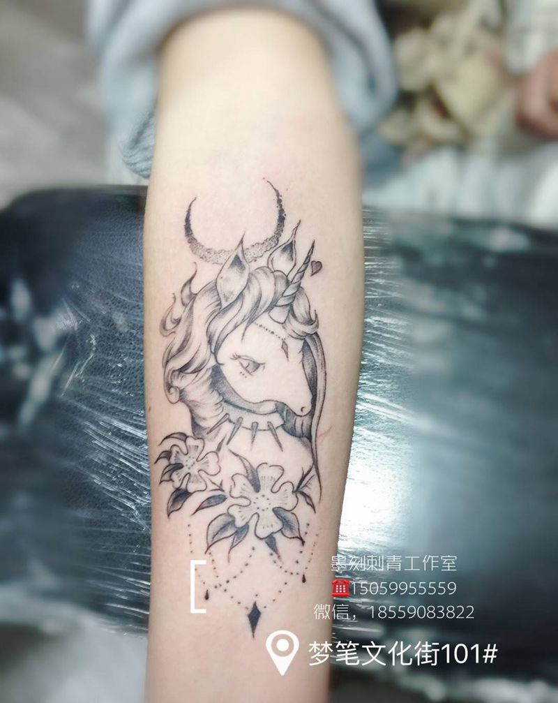 客人自带纹身图片