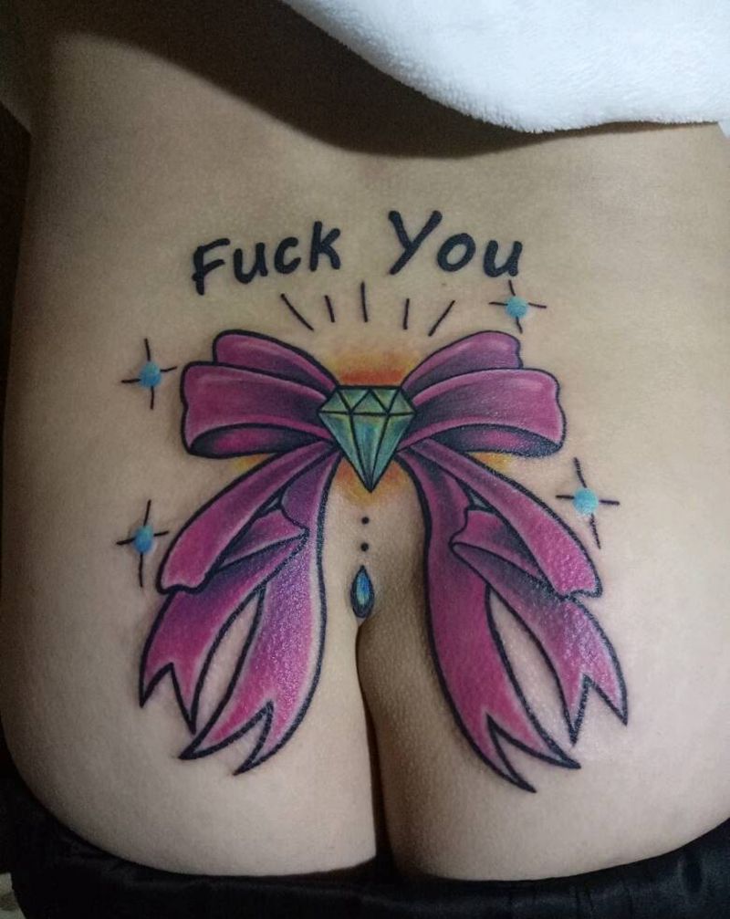 蝴蝶结纹身纹身图片