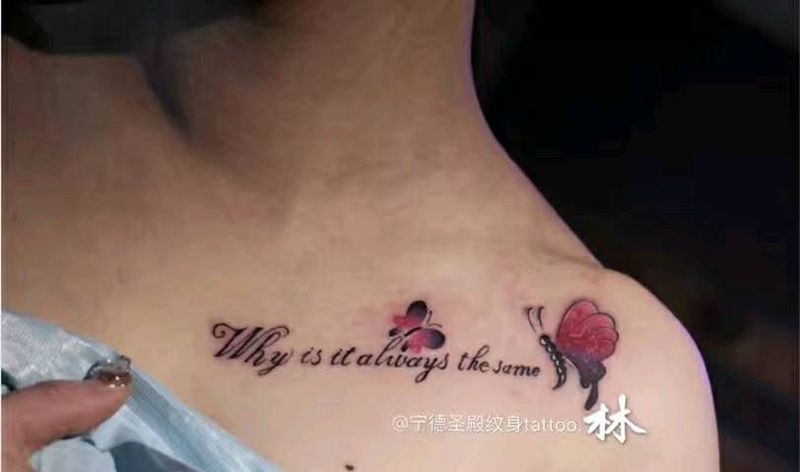 漂亮的英文纹身图片