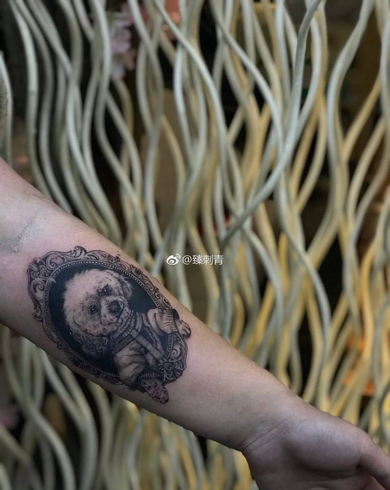 原创手稿 客人的狗纹身图片