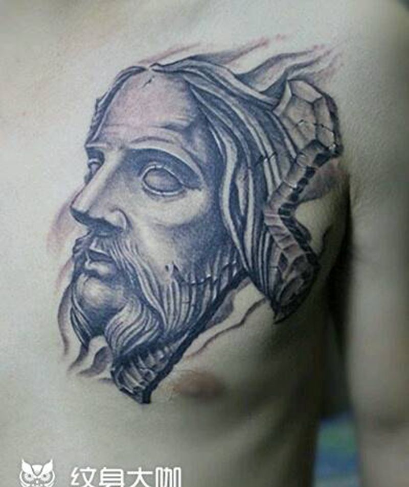 耶稣纹身纹身图片